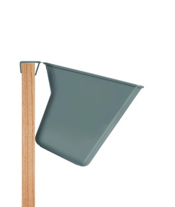 Contenitor pentru resturi organice Metaltex, 35x16x13 cm, cu rascador, gri - Img 8