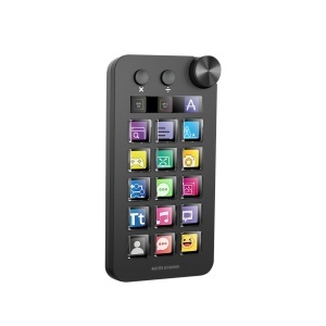 Control Deck Mars Gaming MSD-NEO, 15 Taste LCD Personalizabile, Negru - Img 1
