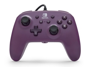 Controler cu fir imbunatatit PowerA pentru Nintendo Switch - Galaxy Violet, Gamepad, Controler de joc, Controler cu fir, Licenta oficiala
