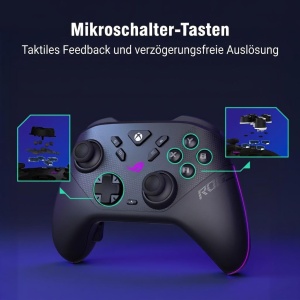 Controller de gaming wireless ASUS ROG Raikiri II cu conectivitate tri-mod, negru - Img 6