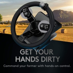Controller de simulare agricola Logitech G Saitek, 900 rotatie, 38 butoane, USB - Img 6