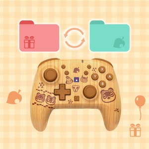 Controller Wireless HORI HORIPAD Turbo, Culoare Maro, Design Natural, Compatibil Nintendo Switch 2 - Img 8