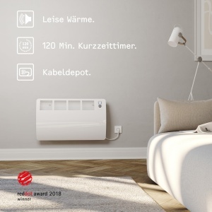 Convector electric STIEBEL ELTRON CON 30 Premium, 3 kW, pentru 35 m, cu display LC - Img 2