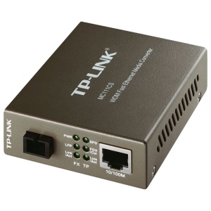 Convertor media TP-Link MC111CS 10100Mbps, WDM, fibra simpla, 20 km