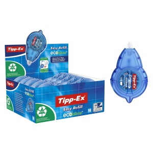 Corector Tipp-Ex ECOlutions Easy Refill, 14m x 5mm, 10 bucati, reciclabil