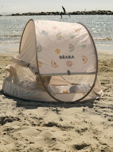 Cort de plaja BEABA Breezy, UPF50, 120x85 cm, cu moskitiera - Img 8
