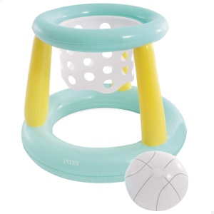 Cos de baschet plutitor Intex Mega Floating Hoops, 86 x 64 cm, cu mingie inclusa