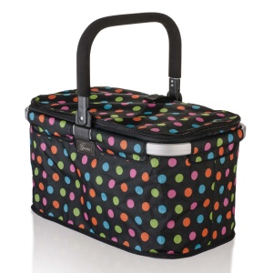 Cos de cumparaturi Genius A14363 Falko Premium, 22l, albastru, pliabil - Img 6