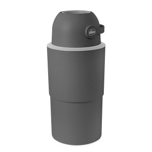 Cos de gunoi pentru scutece Chicco XL, capacitate 45 scutece, compact, gri