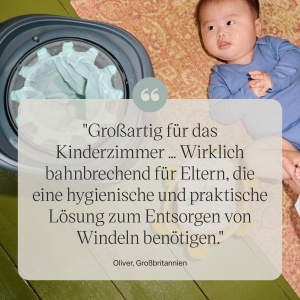 Cos de gunoi pentru scutece Tommee Tippee Twist and Click, capacitate 33 scutece, protectie impotriva mirosurilor - Img 9