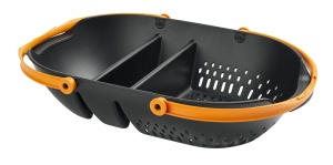 Cos de recolta Fiskars Plus, 61x39x13 cm, Plastic, NegruPortocaliu - Img 4