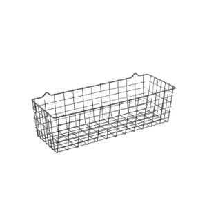 Cos multifunctional Metaltex Koala Lava 33x12x10 cm negru rezistent la rugina