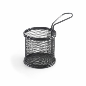 Cos servire snack Lacor 61150, otel inoxidabil, mattschwarz, 9x8 cm