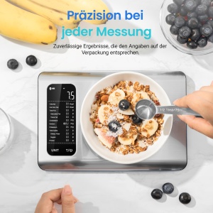 Cosori CKS001 Cantar Digital Bucatarie 5kg Cu Functie Nutritie si Aplicatie Bluetooth - Img 8