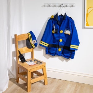 Costum de politie Melissa Doug, 6 piese, pentru copii 3-6 ani, usor de intretinut - Img 9
