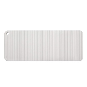 Covoare de baie Rayen, 86x33 cm, din cauciuc natural, anti-derapant, alb - Img 4