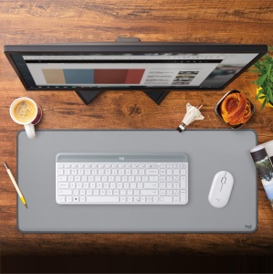 Covoare de birou Logitech Desk Mat - Studio Series, Lavanda, Anti-Rugina, 30x70 cm - Img 2