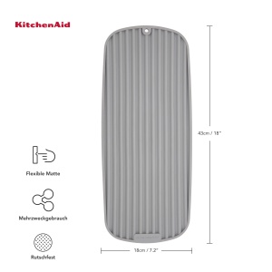 Covoare de uscare KitchenAid Slim, design compact, 43cm x 18cm - Img 2