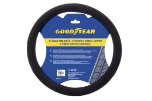 Covoare volan Goodyear GOD7006 Alcantara 37-38cm, Negru - Img 6