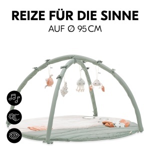 Covor de joaca Hauck Relax N Watch, cu arc, pentru bebelusi, multifunctional - Img 5
