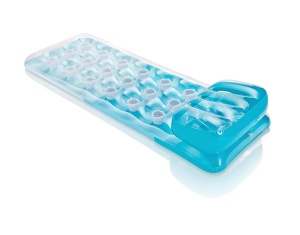 Covorase de moda cu 18 buzunare Intex 58890EU - Covorase de aer - Verde/Roz/Portocaliu - 188 x 71 cm - Culori asortate - Img 6