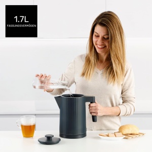 Cratita electrica Taurus 2200W, 1.7L, neagra - Img 3