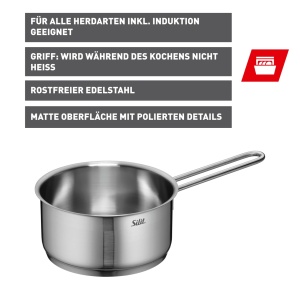 Cratita Silit Achat 16cm 14L Inductie Otel Inoxidabil Fara Capac - Img 2