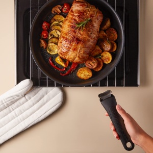 Cratita Tefal Ingenio Eco Resist L3972902 18 cm 21 L Negru Antiaderenta Compatibila Inductie - Img 4