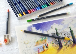 Creion colorat Faber-Castell GOLDFABER, set 48 culori, mina 3.3 mm - Img 2