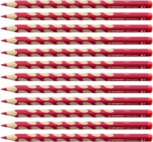 Creion ergonomic STABILO EASYcolors pentru dreptaci, 4.2 mm, culori vibrante