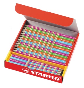 Creion ergonomic STABILO EASYgraph S - design triunghiular, rutschfest, HB - Img 2