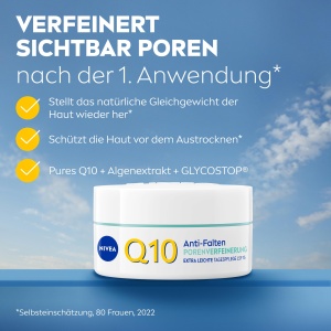 Crema de fata NIVEA Q10 Anti-Falten, 50 ml, cu LSF 15, pentru ten mixt - Img 2