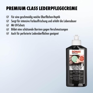 Crema de ingrijire pentru piele SONAX PREMIUM CLASS, 250 ml, pentru piele neteda - Img 3