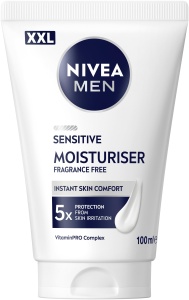 Crema hidratanta pentru barbati NIVEA MEN Sensitive, 100 ml, fara parfum si alcool
