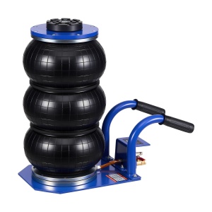 Cric pneumatic VEVOR HR-3B 3 t cu 6 tevi de otel, inaltime max. 45 cm