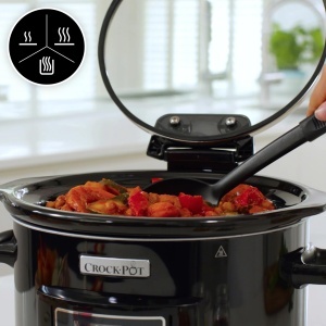 Crockpot Slow Cooker CSC052X, 4.7l, 2 trepte de temperatura, negru - Img 5