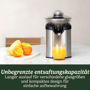 Cuisinart Citrus Press Electrica Compacta Tropfstop Sistem Inox - Img 6