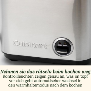 Cuisinart Reiskocher 400g Multicooker cu Functie de Aburire si Incalzire Otel Inoxidabil - Img 4
