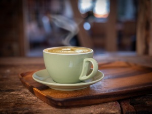Cupa cappuccino APS 16007, 300 ml, verde, portelan, 10,5 cm - Img 3