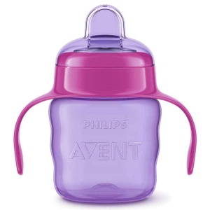 Cupa de invatare Philips Avent SCF55103, 200 ml, cu trunchi din silicon - Img 2