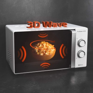 Cuptor cu microunde Cecotec ProClean 4010 700W 23L Alb Ready2Clean Tehnologie 3DWave - Img 2