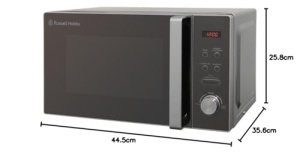 Cuptor cu microunde compact de sine statator Russell Hobbs RHM2076S 800W 20L argintiu - Img 2