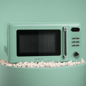 Cuptor cu microunde digital Cecotec ProClean 5110, 20L, 700W, Verde Retro - Img 4