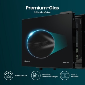 Cuptor cu microunde Hisense H23MOBS4HI 23 L 900W InverterTechAcoperire ceramicaSticla premiumGatit personalizat multifazatFunctie de dezghetare10 nive - Img 6