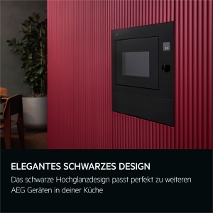 Cuptor cu microunde incorporabil AEG Serie 6000 TB6SM171DB 17L Negru Functie abur Touch control - Img 7