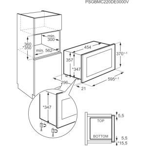 Cuptor cu microunde incorporabil AEG Serie 6000 TB6SM171DB 17L Negru Functie abur Touch control - Img 17