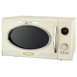 Cuptor cu microunde Melissa 16330128 Retro Design 23L Grill Crem