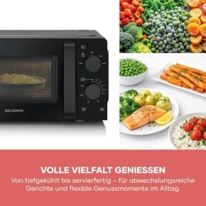 Cuptor cu microunde Severin MW 7580, 19L, 700W, negru - Img 5