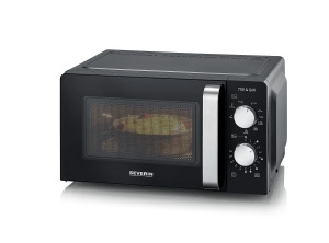 Cuptor cu microunde SEVERIN MW 7781 2-in-1 700W Grill 900W NegruInox - Img 3