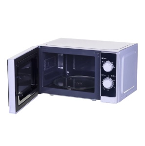 Cuptor cu microunde Sharp R200WW Solo / 20 L / 800 W / 5 niveluri de putere / Cronometru de la 35 de minute la 00 de secunde / Dezghetare controlata in greutate / Mod de economisire a energiei / Platan din sticla (25,5 cm) / Alb - Img 2